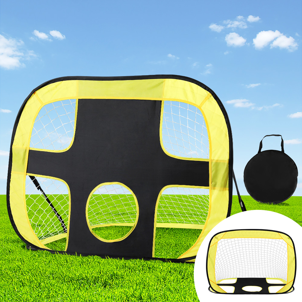 Portable Football Net Soccer Goal Rebound Target Hitter