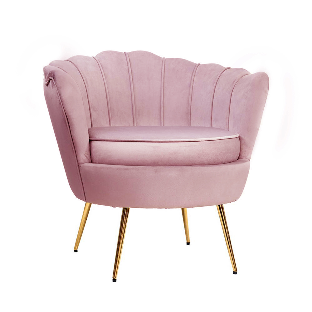 Callista Armchair Velvet – Pink