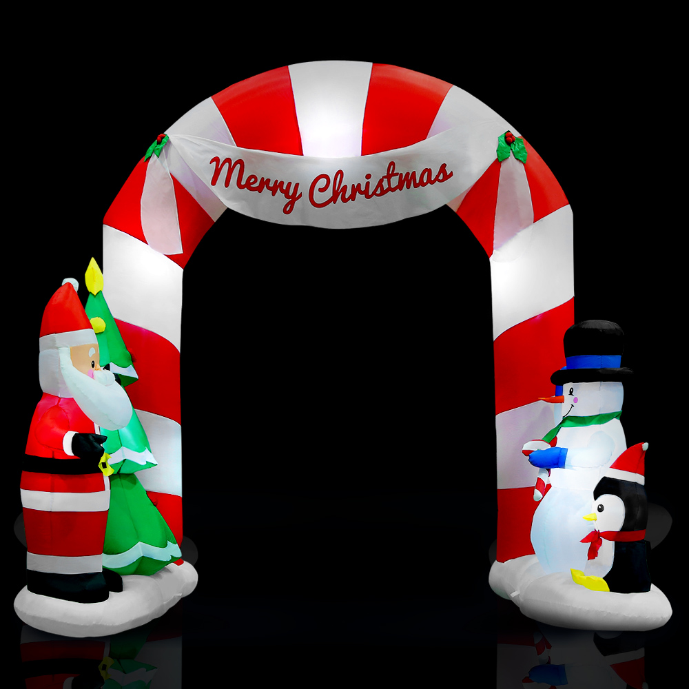 Archway Santa 3M Illuminated Decorations