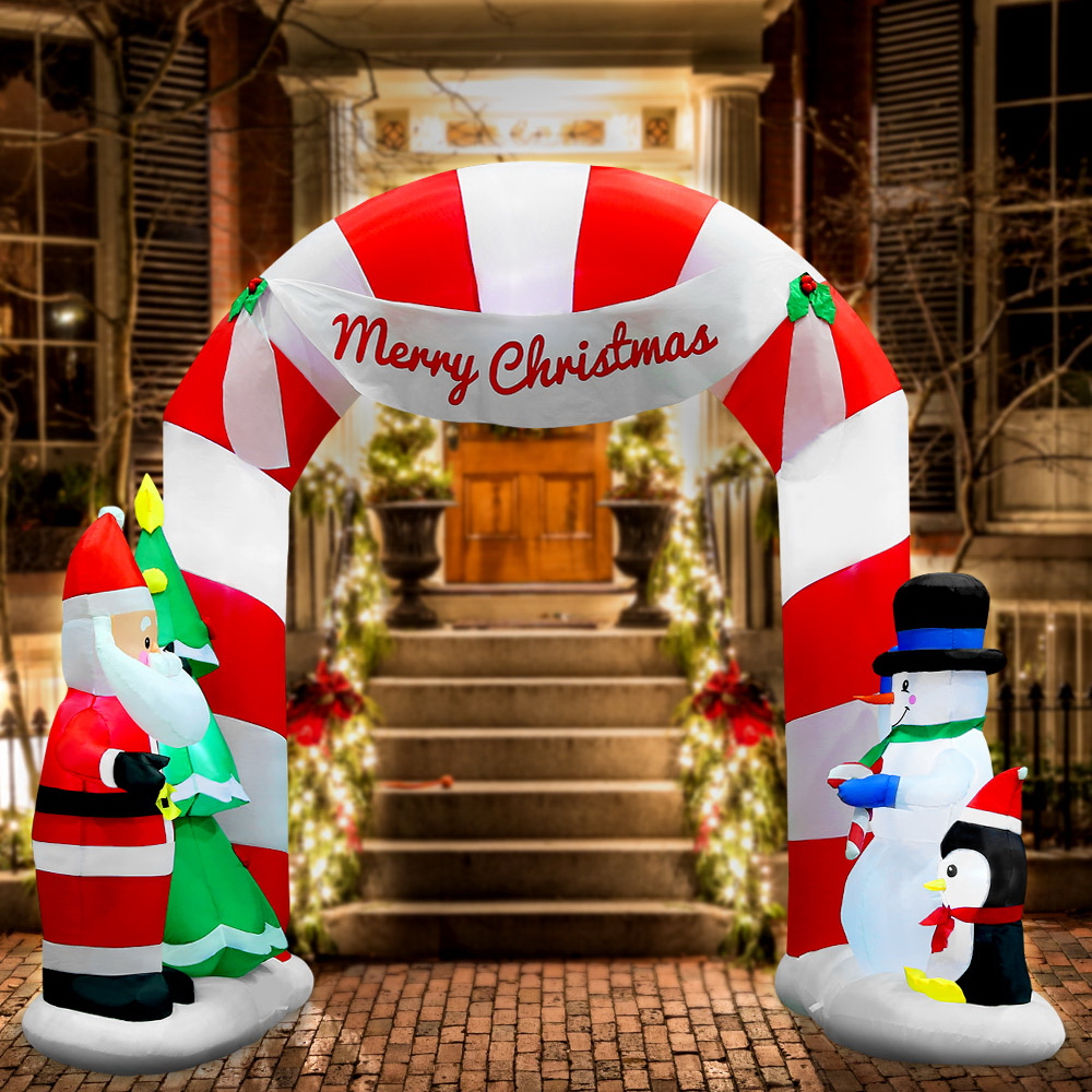 Archway Santa 3M Illuminated Decorations