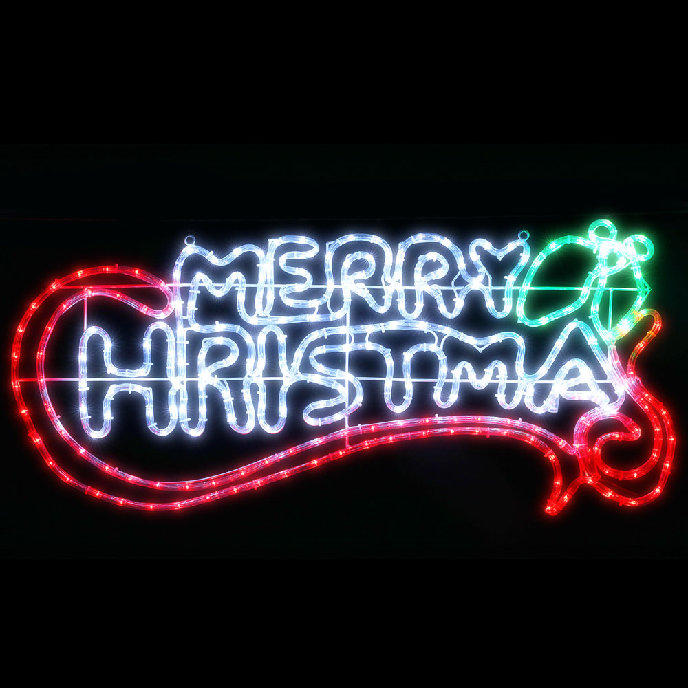 0.96M Christmas Lights Merry Christmas 288 LED Decorations